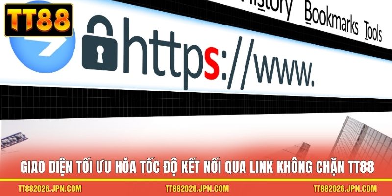 Giao diện tối ưu hóa tốc độ kết nối qua link không chặn TT88